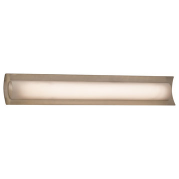Justice Designs Fusion Lineate 30" Linear Wall/Bath LED - Brushed Nickel