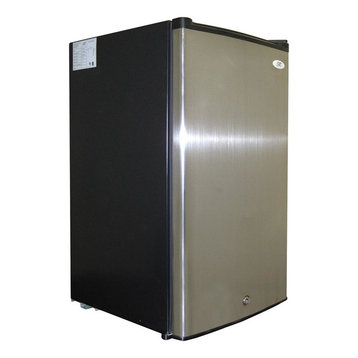 3.0 cu.ft, Upright Freezer With Energy Star, Stainless Steel