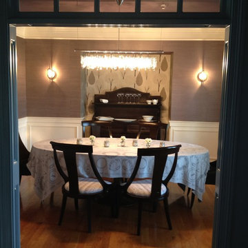 Lilac Glamour Dining Room