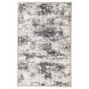 Jaipur Living Trista Abstract Gray/White Area Rug, 8'10"x11'9"