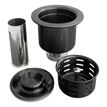 STYLISH 3.5 Inch Stainless Steel Kitchen Sink Extra Deep Strainer