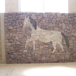 QuarryCut Stone - Plum, Split Field, Blue Stone. - Siding And Stone Veneer