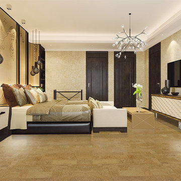 cork floor - Leather