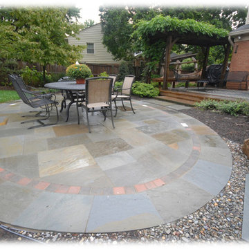 Circular Patio Backyard Transformation