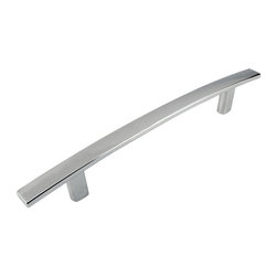 Cosmas - Cosmas 2363-128CH Polished Chrome 5&rdquo; CTC Subtle Arch Cabinet Pull [25-PACK] - Cabinet And Drawer Handle Pulls