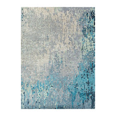 Surya SRD-2004 Serenade Area Rug, 3'3' x 5'3', Teal/Sage