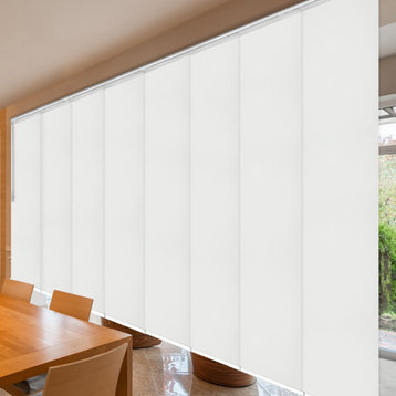 Danilo 8-Panel Track Extendable Vertical Blinds 130-175"W