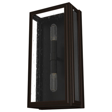 Hunter Felippe 2-Light Wall Sconce in Onyx Bengal