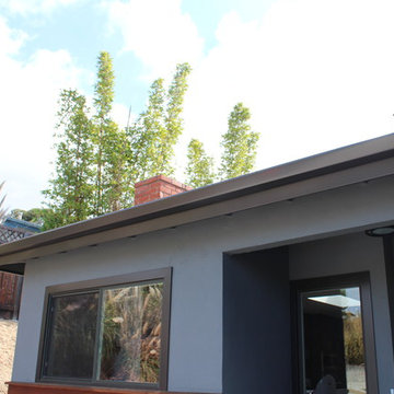 Fascia Wrap, Seamless Angle Faced Gutters,Box Downspouts,Los Angeles