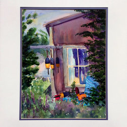 Lobster Cove Maine - Paintings