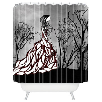 Amy Smith Lost In The Woods Shower Curtain