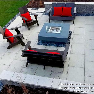 Modern Patio 1.  Minnesota Landscape Design.