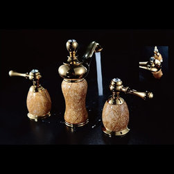 Soloi Solid Brass Double Handle Bathroom Sink Faucet - Bathroom Sink Faucets
