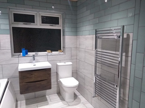 Where to put bathroom mirror | Houzz UK
