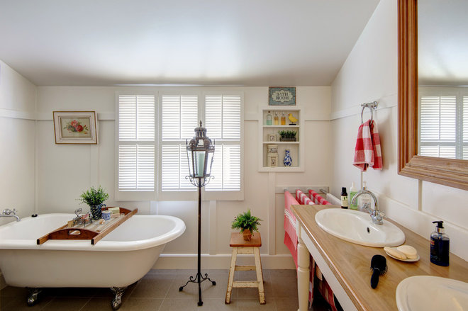Eclectic Bathroom by Shotglass Photography