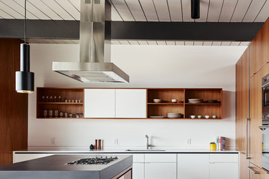 Ispirazione per una cucina minimalista
