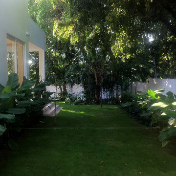 Residence's garden of Brasil Embassy, Panamá