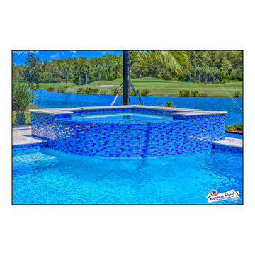 (Heller) Bonita Springs, FL Superior Pools Custom Swimming Pool/Spa/Raised Area