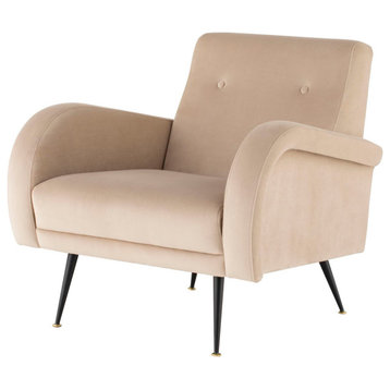 Nuevo Furniture Hugo Occasional Chair in Nude