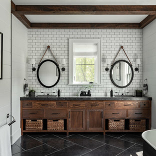 75 Beautiful Bathroom With Concrete Countertops Pictures ...