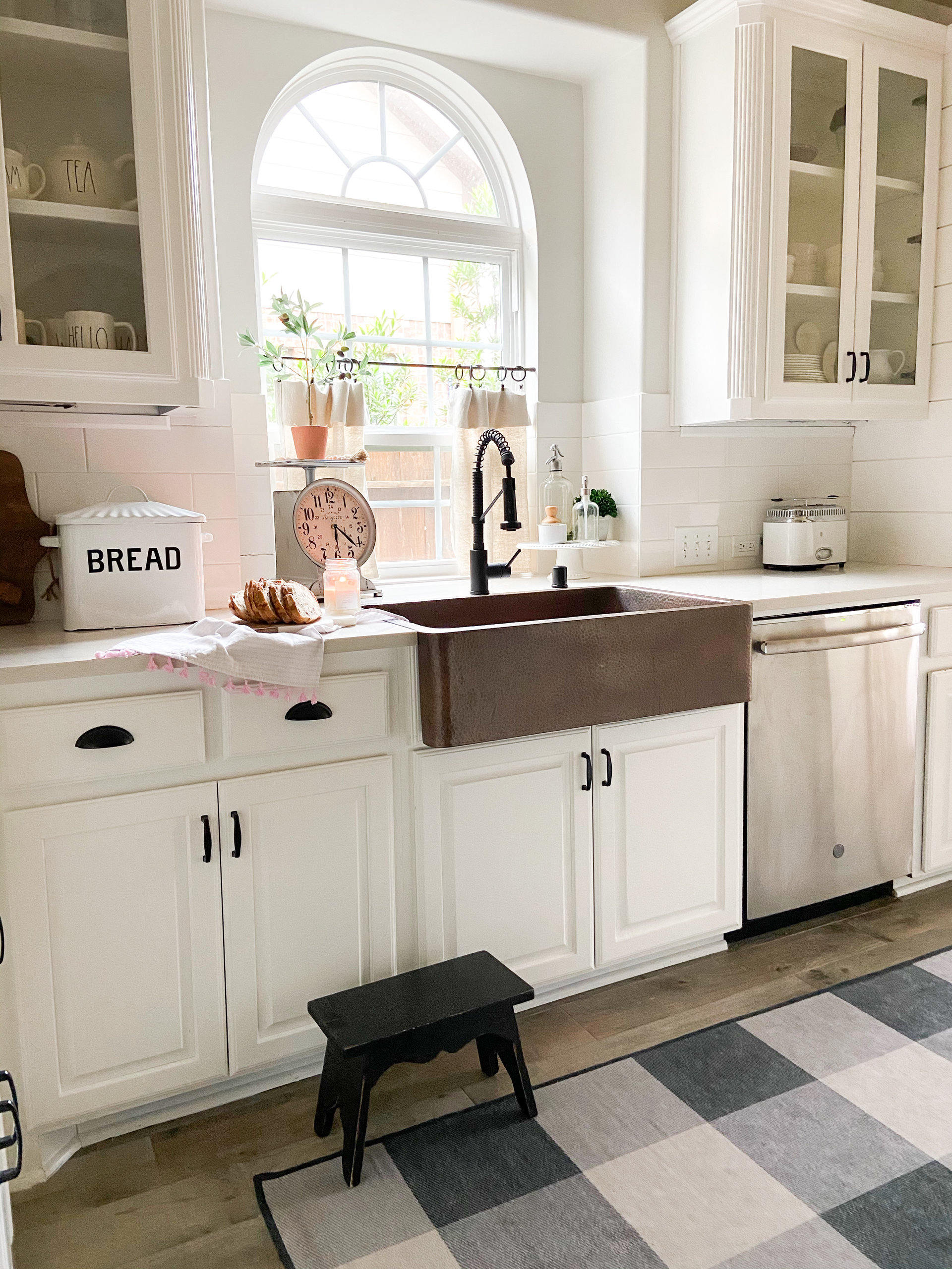 Adams Copper 33" Single Bowl Farmhouse Apron Front Undermount Kitchen Sink