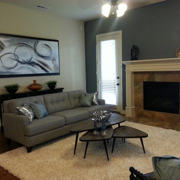 Client's new living room
