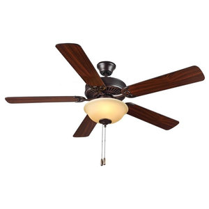 Bala 52 Dual Mount Ceiling Fan With 3 Light Kit Bronze