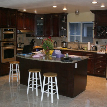 Kitchen remodel before and after
