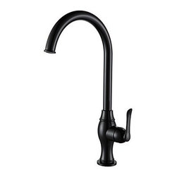Black Style Mixer Antique Kitchen Taps TA0299B - Kitchen Faucets