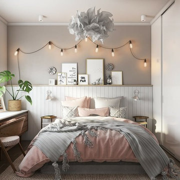 3D Architectural Interior Rendering For A Refined Bedroom