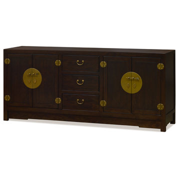 Dark Espresso Elmwood Chinese Grand Ming Sideboard - with FREE Inside Delivery