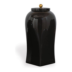 Boulevard Black Large Jar - Home Decor