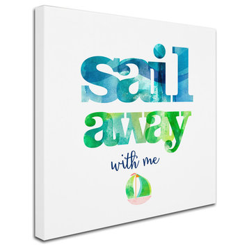 Lisa Powell Braun 'Sail Away' Canvas Art, 14x14