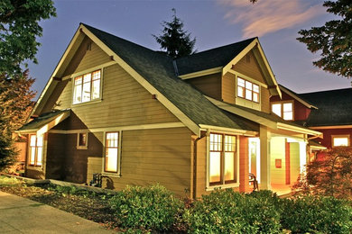Traditional exterior home idea in Seattle