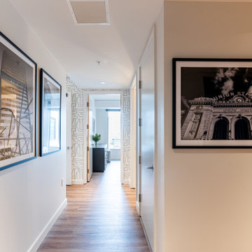 Art Gallery Hallway in a Luxury High-Rise Condo