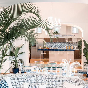 Villa Frangi Praiano - Salotto, Sala da Pranzo, Cucina