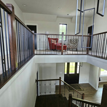 Project #109 | U-Shaped Stairs in Countryside Retreat