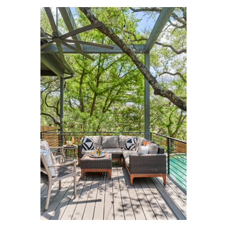 Barton Creek Family Room & Outdoor Living - Contemporary - Deck ...