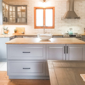 Farmhouse Kitchen at the Lake | Before & After