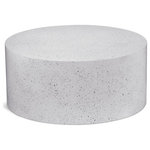 Meridian Furniture - Terrazzo Coffee Table, White - The Terrazzo Coffee table is a modern and stylish design that features a white and black speckled surface with a terrazzo-like texture. It adds sophistication to any space and is perfect for any home or office. Crafted with iron metal, the table is sturdy and durable, which is great for long-term use. The sleek and contemporary design of the table makes it a perfect addition to any living room or office space. These two elements come together to create a beautiful and functional space that is sure to impress anyone who sees it.