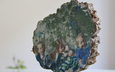 DIY Project: A Wood-Slice Photo for Father's Day