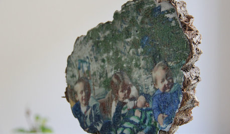 DIY Project: A Wood-Slice Photo for Father's Day