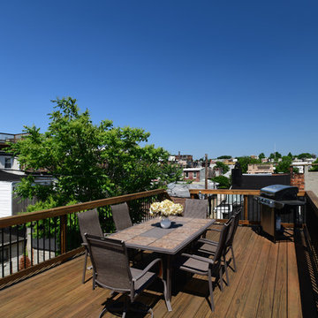 Hardwood Rooftop Deck in Fells Point