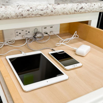 Kitchen In-Drawer Charging Outlets