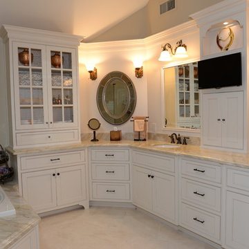 Spacious master bath