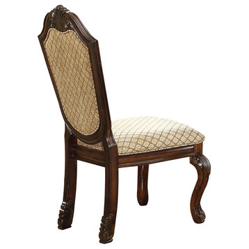 Acme Chateau de Ville Side Chair, Espresso, Set of 2, 64077
