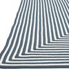 Hand-braided 100% Polypropylene In / Out Area Rug by Loloi, Blue, 5'x7'6"