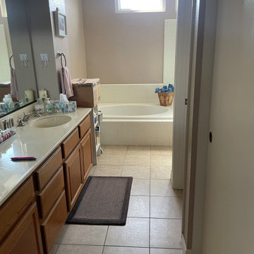Bathroom remodel - Walnut