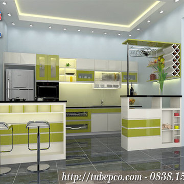 Lắp đặt tủ bếp, thiết kế thi công tủ bếp tại Tủ Bếp Xinh