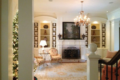 Living room - traditional living room idea in Atlanta